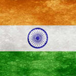 Indian flag in abstract format
