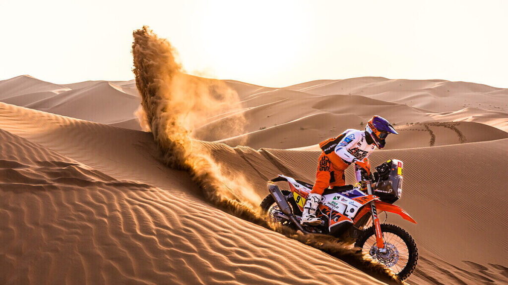 KTM Dakkar rally championship winner